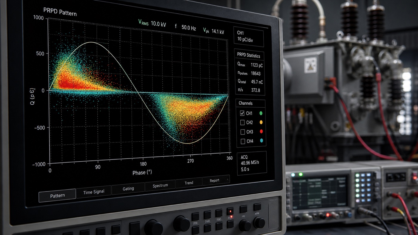 GridAPM PRPD signatures evidence for power transformer reliability