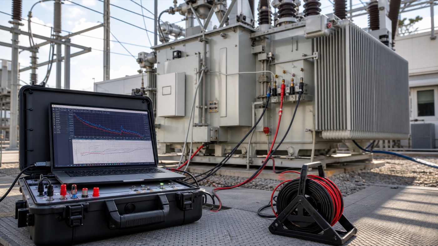 GridAPM SFRA comparison evidence for power transformer reliability